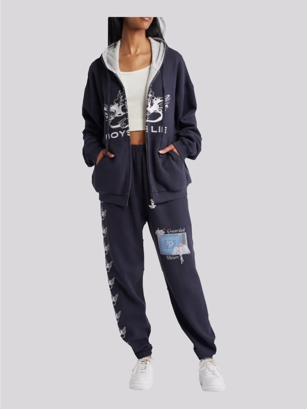 Boys Lie Guarded Angel Matching Set